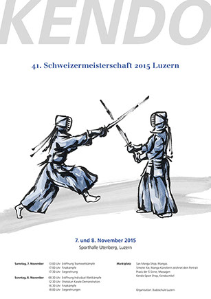 Kendo Schweizermeisterschaft 2015 Luzern, Plakat