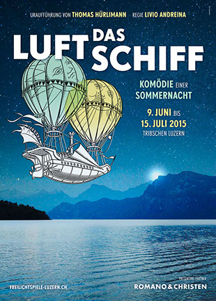 Plakat Freilichttheater Freilichtspiele Luzern Tribschen
